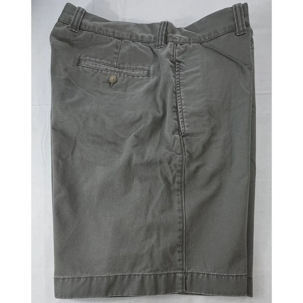J Crew Mens Gray Flat Front 4 Pocket Shorts 9
